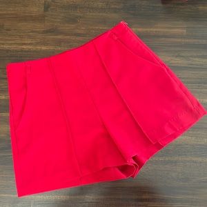 Red Dress Shorts